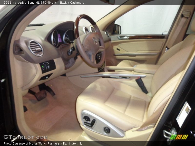 Black / Cashmere 2011 Mercedes-Benz ML 350 4Matic