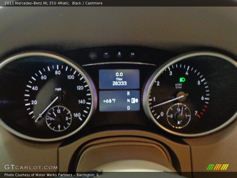 Black / Cashmere 2011 Mercedes-Benz ML 350 4Matic
