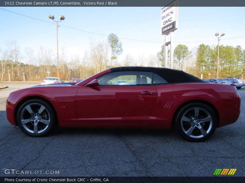 Victory Red / Black 2012 Chevrolet Camaro LT/RS Convertible