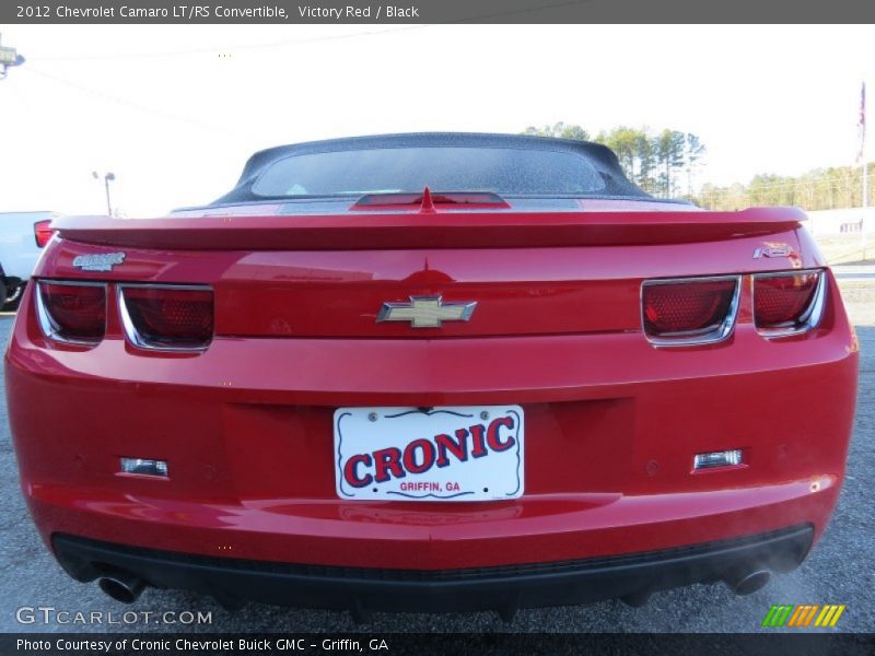 Victory Red / Black 2012 Chevrolet Camaro LT/RS Convertible