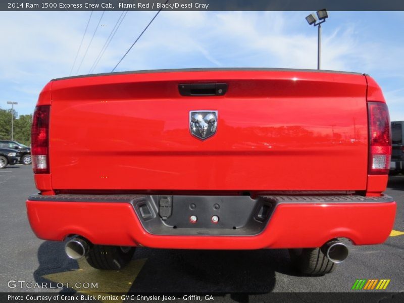 Flame Red / Black/Diesel Gray 2014 Ram 1500 Express Crew Cab