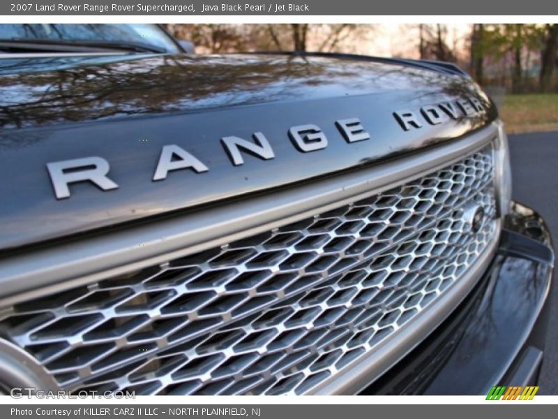 Java Black Pearl / Jet Black 2007 Land Rover Range Rover Supercharged