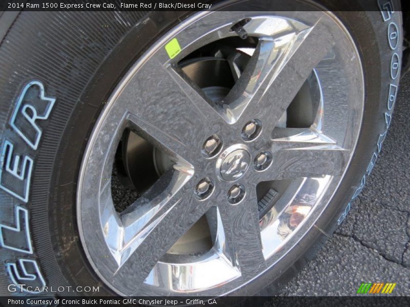 Flame Red / Black/Diesel Gray 2014 Ram 1500 Express Crew Cab