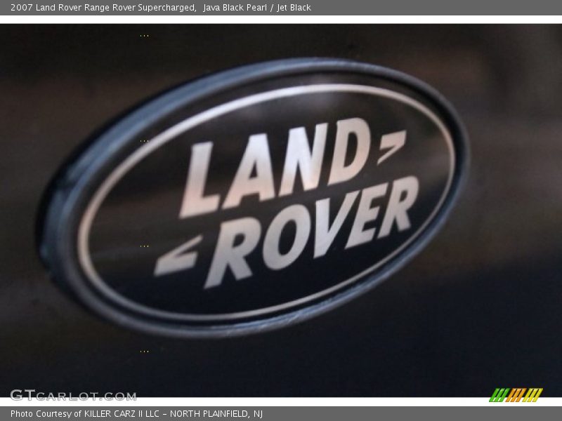 Java Black Pearl / Jet Black 2007 Land Rover Range Rover Supercharged