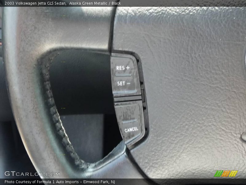 Alaska Green Metallic / Black 2003 Volkswagen Jetta GLS Sedan