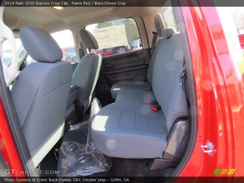 Flame Red / Black/Diesel Gray 2014 Ram 1500 Express Crew Cab