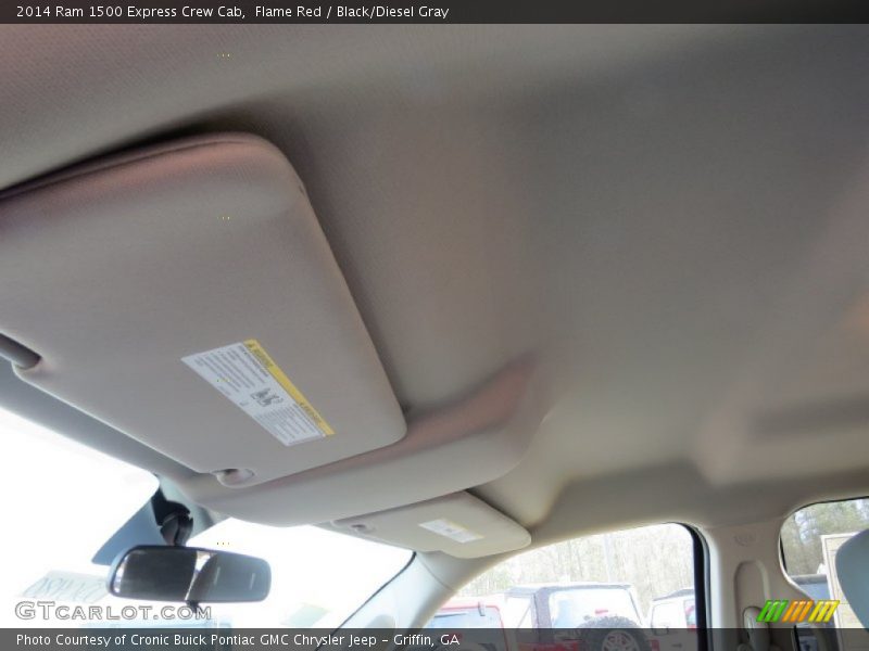 Flame Red / Black/Diesel Gray 2014 Ram 1500 Express Crew Cab