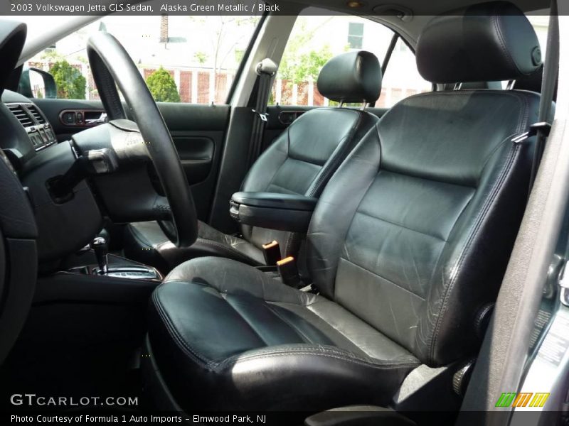 Alaska Green Metallic / Black 2003 Volkswagen Jetta GLS Sedan
