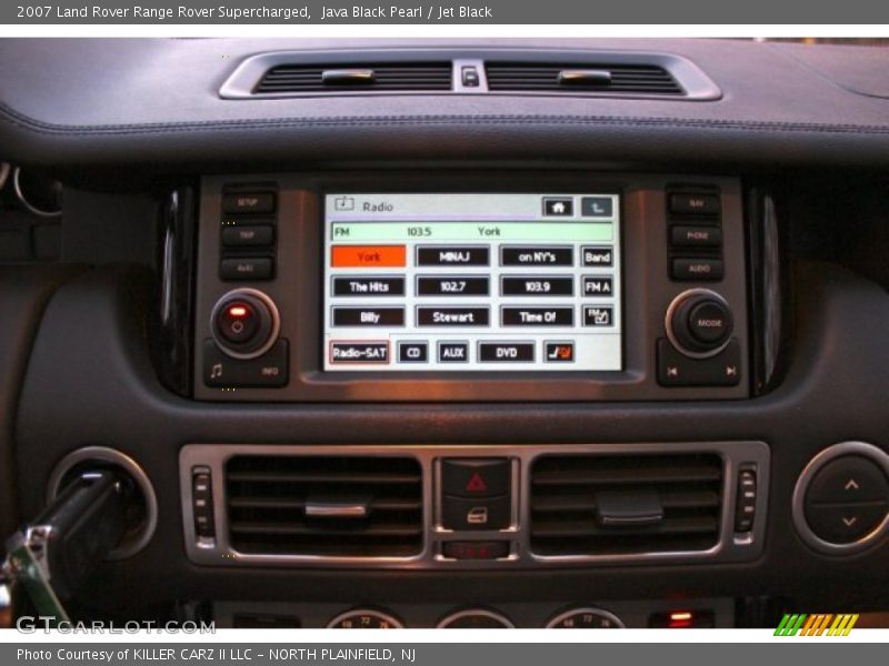 Java Black Pearl / Jet Black 2007 Land Rover Range Rover Supercharged