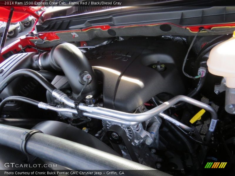 Flame Red / Black/Diesel Gray 2014 Ram 1500 Express Crew Cab