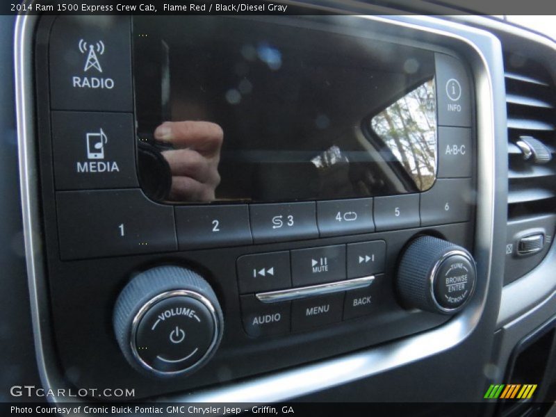 Flame Red / Black/Diesel Gray 2014 Ram 1500 Express Crew Cab