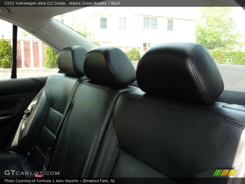 Alaska Green Metallic / Black 2003 Volkswagen Jetta GLS Sedan