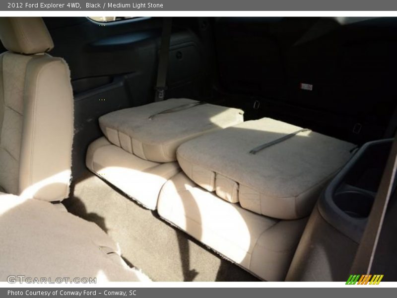 Black / Medium Light Stone 2012 Ford Explorer 4WD
