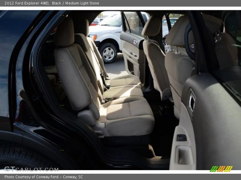 Black / Medium Light Stone 2012 Ford Explorer 4WD