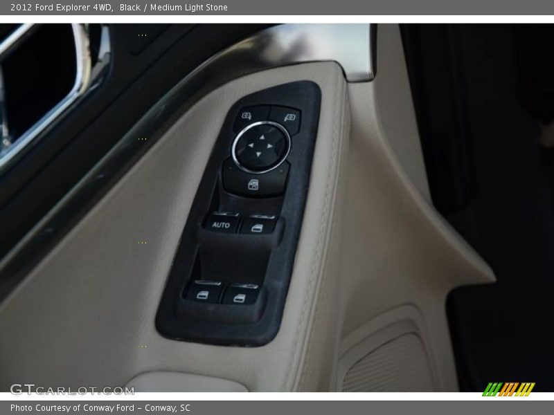Black / Medium Light Stone 2012 Ford Explorer 4WD