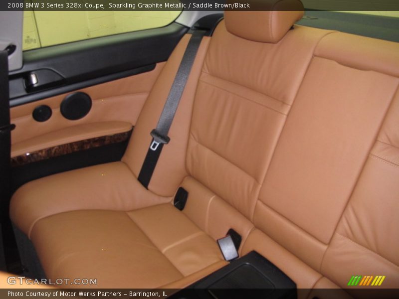 Sparkling Graphite Metallic / Saddle Brown/Black 2008 BMW 3 Series 328xi Coupe