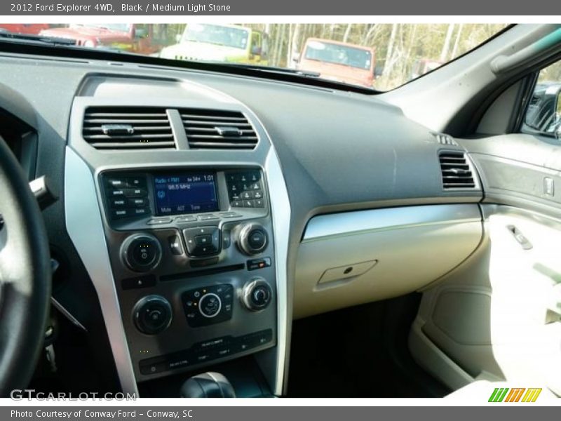 Black / Medium Light Stone 2012 Ford Explorer 4WD