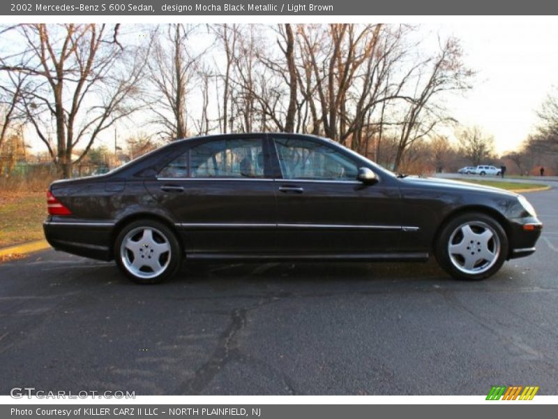 designo Mocha Black Metallic / Light Brown 2002 Mercedes-Benz S 600 Sedan