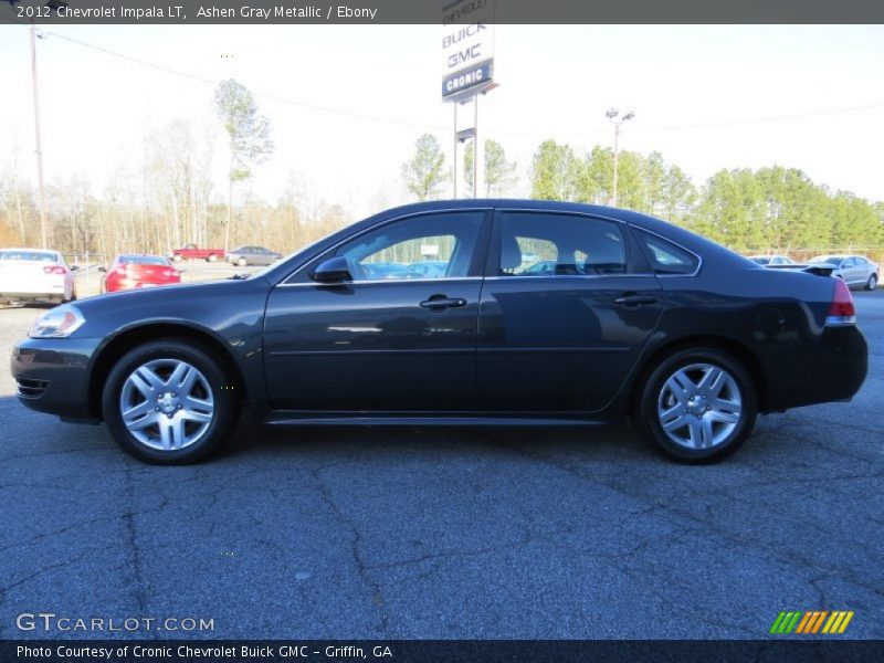 Ashen Gray Metallic / Ebony 2012 Chevrolet Impala LT