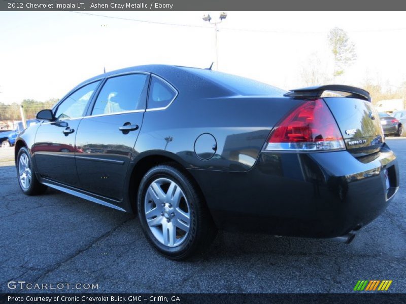 Ashen Gray Metallic / Ebony 2012 Chevrolet Impala LT