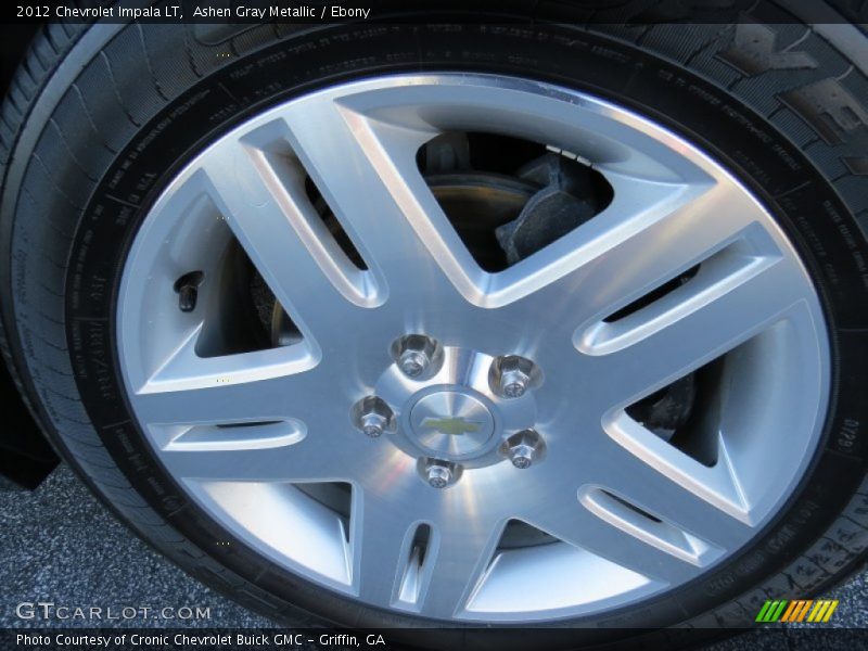 Ashen Gray Metallic / Ebony 2012 Chevrolet Impala LT