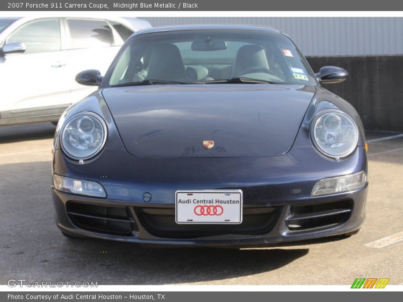 Midnight Blue Metallic / Black 2007 Porsche 911 Carrera Coupe