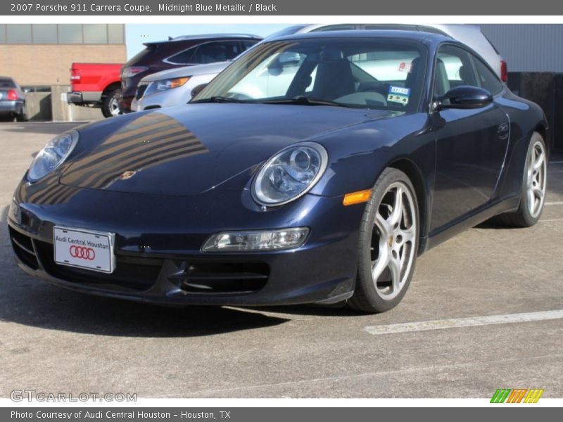 Midnight Blue Metallic / Black 2007 Porsche 911 Carrera Coupe