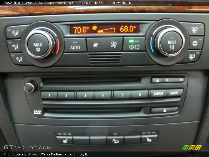 Sparkling Graphite Metallic / Saddle Brown/Black 2008 BMW 3 Series 328xi Coupe