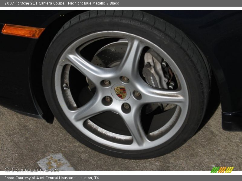 Midnight Blue Metallic / Black 2007 Porsche 911 Carrera Coupe