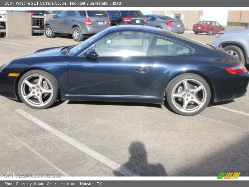 Midnight Blue Metallic / Black 2007 Porsche 911 Carrera Coupe