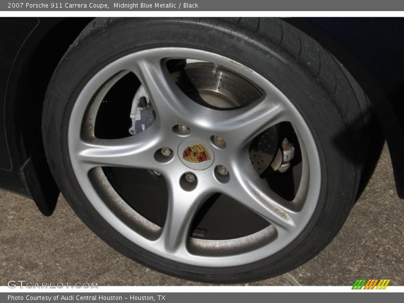 Midnight Blue Metallic / Black 2007 Porsche 911 Carrera Coupe