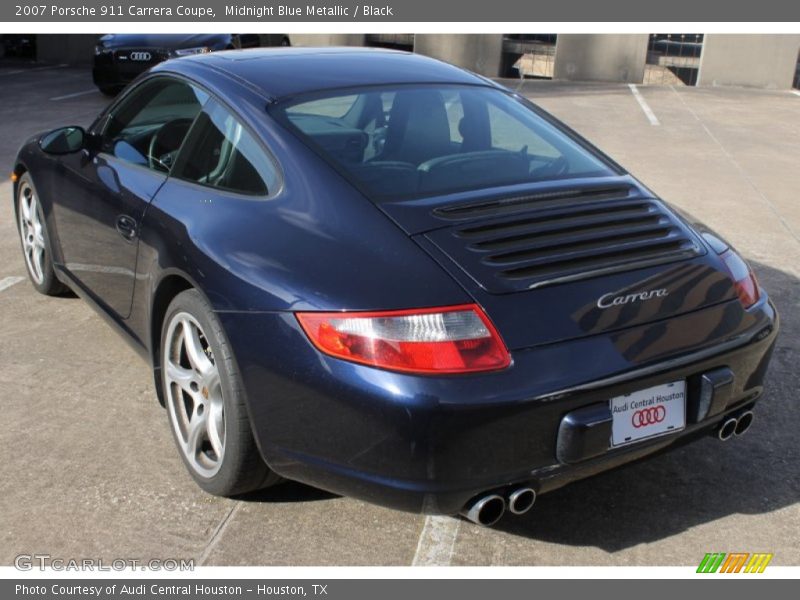 Midnight Blue Metallic / Black 2007 Porsche 911 Carrera Coupe