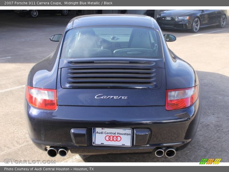 Midnight Blue Metallic / Black 2007 Porsche 911 Carrera Coupe