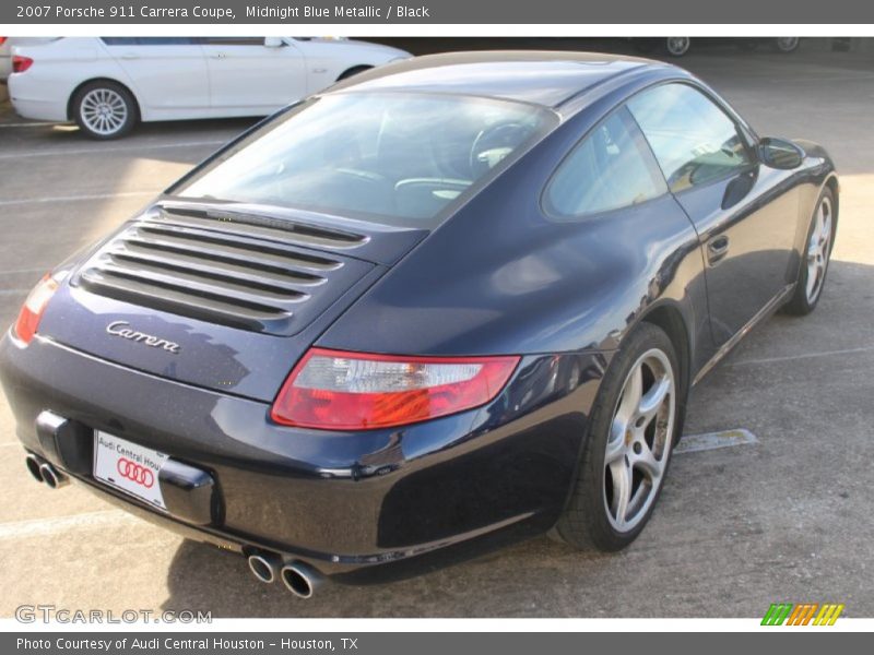 Midnight Blue Metallic / Black 2007 Porsche 911 Carrera Coupe