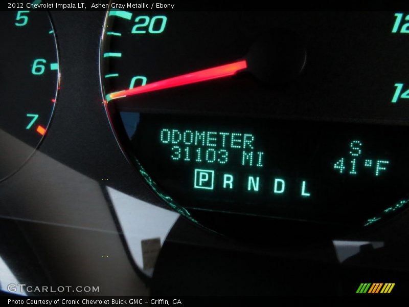 Ashen Gray Metallic / Ebony 2012 Chevrolet Impala LT