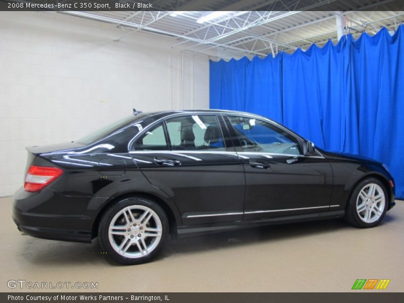 Black / Black 2008 Mercedes-Benz C 350 Sport