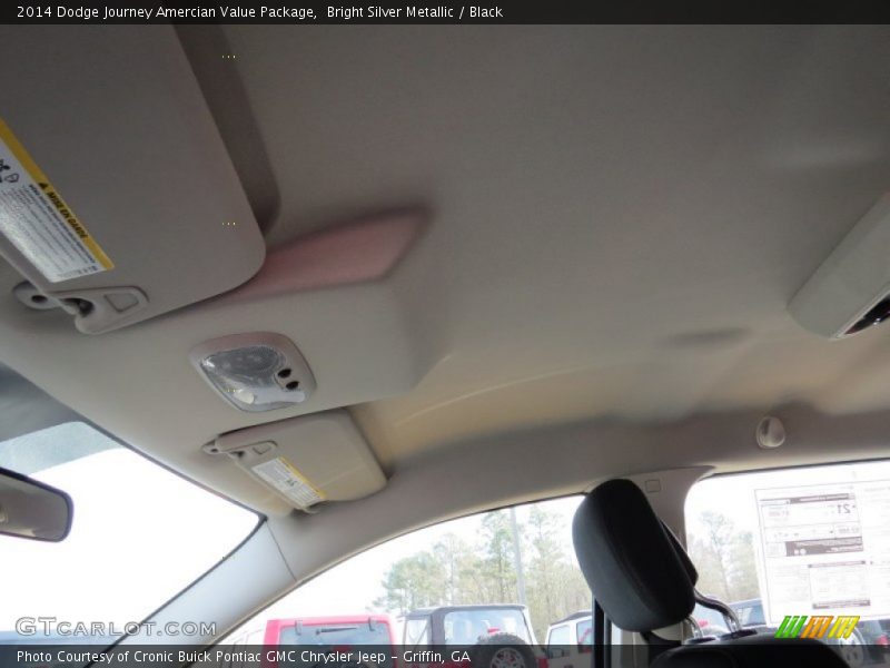 Bright Silver Metallic / Black 2014 Dodge Journey Amercian Value Package
