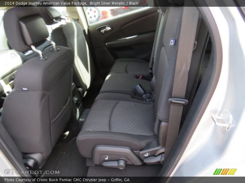 Bright Silver Metallic / Black 2014 Dodge Journey Amercian Value Package