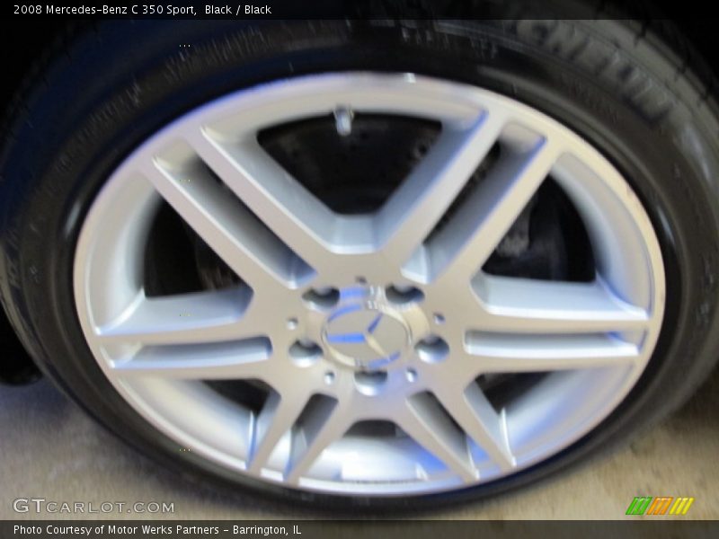 Black / Black 2008 Mercedes-Benz C 350 Sport