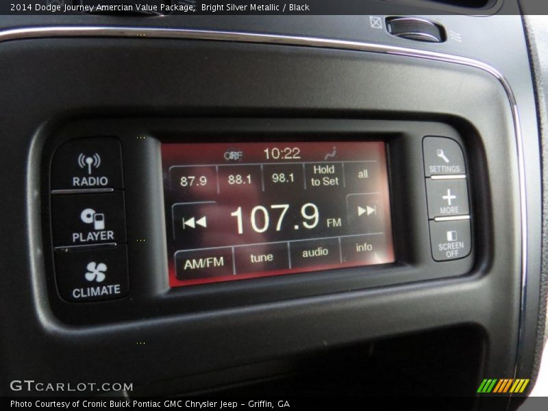 Bright Silver Metallic / Black 2014 Dodge Journey Amercian Value Package