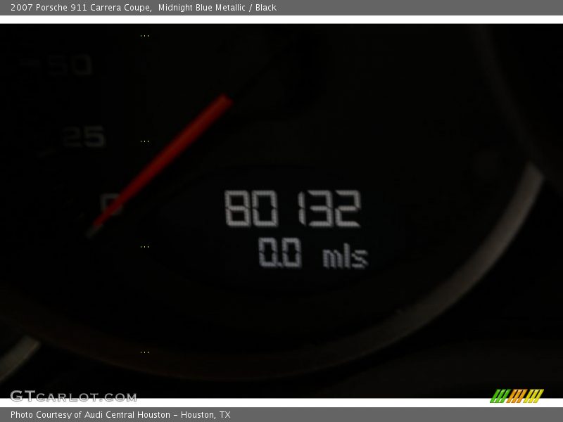Midnight Blue Metallic / Black 2007 Porsche 911 Carrera Coupe