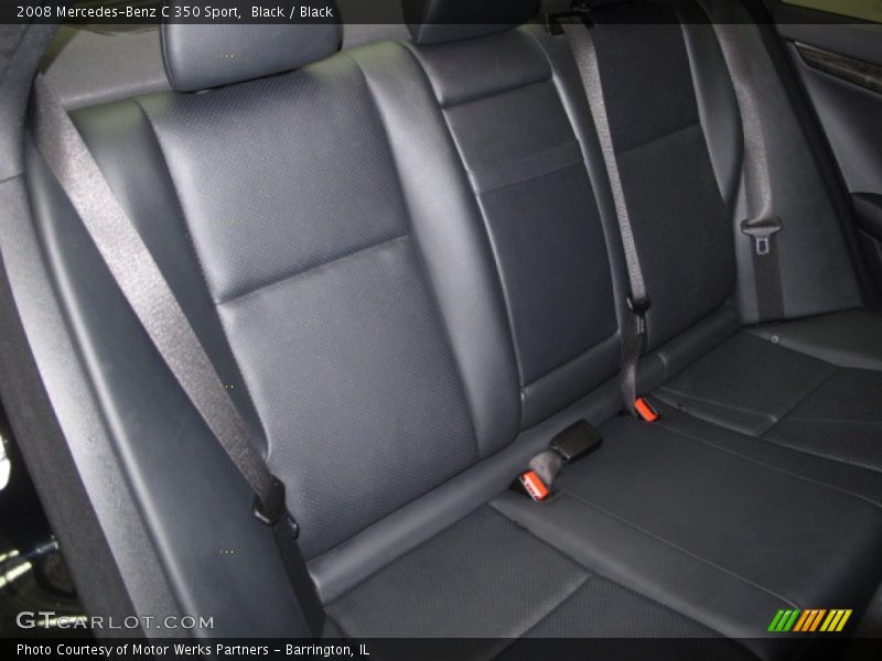 Black / Black 2008 Mercedes-Benz C 350 Sport
