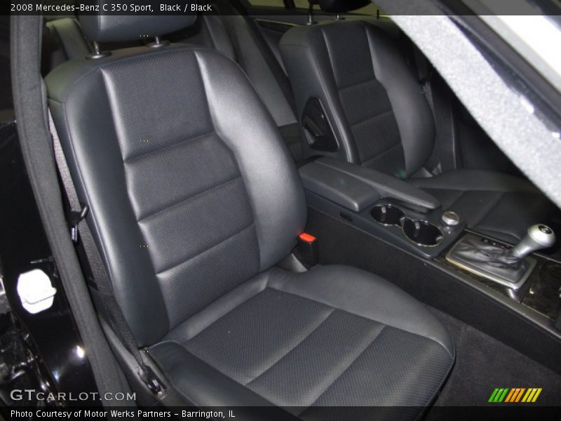 Black / Black 2008 Mercedes-Benz C 350 Sport