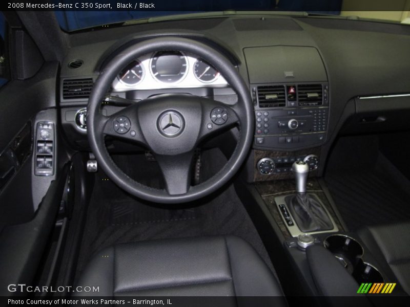 Black / Black 2008 Mercedes-Benz C 350 Sport