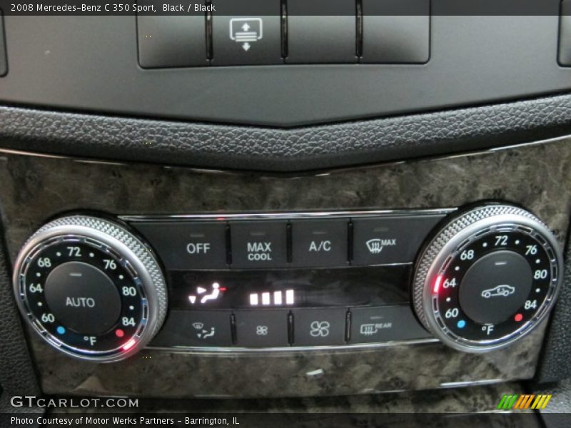 Black / Black 2008 Mercedes-Benz C 350 Sport