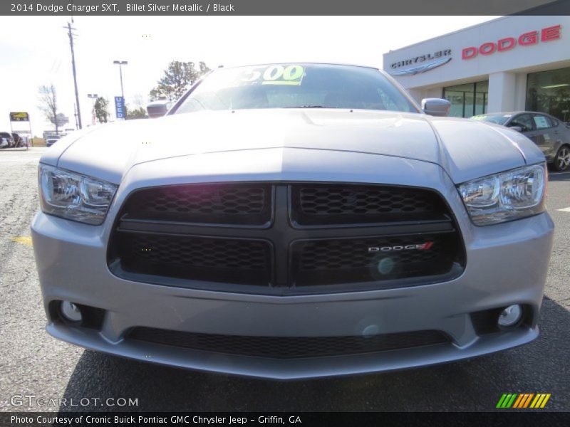 Billet Silver Metallic / Black 2014 Dodge Charger SXT