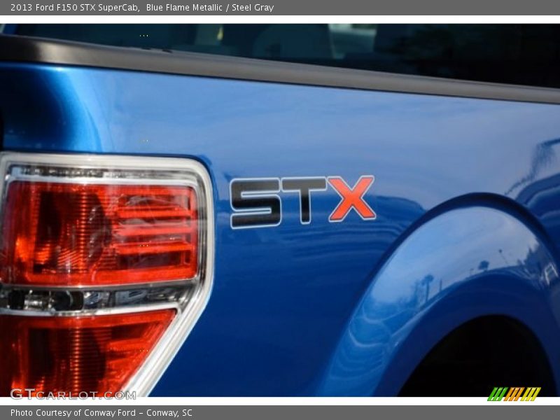 Blue Flame Metallic / Steel Gray 2013 Ford F150 STX SuperCab