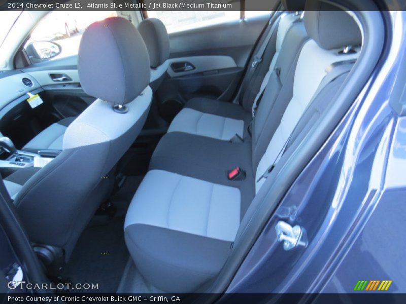 Atlantis Blue Metallic / Jet Black/Medium Titanium 2014 Chevrolet Cruze LS