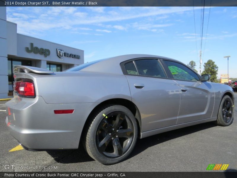 Billet Silver Metallic / Black 2014 Dodge Charger SXT