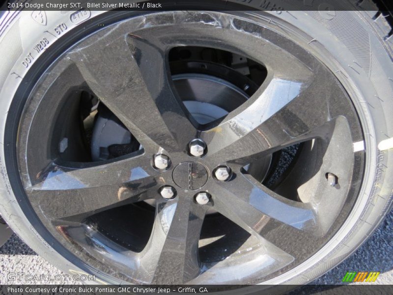 Billet Silver Metallic / Black 2014 Dodge Charger SXT